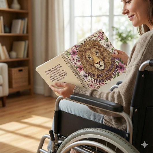 Vous Êtes un Lion Fort Cahier à Spirale