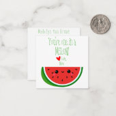 Vous êtes Un Melon Cartes de Notes pour Boîte à Re (Devant/Arrière en situation)