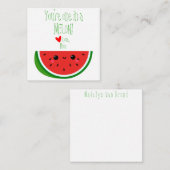 Vous êtes Un Melon dans une Boîte à Repas Cartes d (Devant / Derrière)