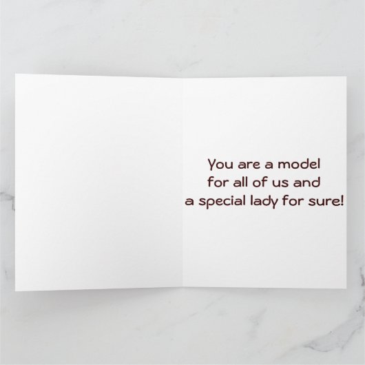 VOUS ÊTES UN MODÈLE POUR NOUS TOUS=HEUREUX "JOUR D (Intérieur)