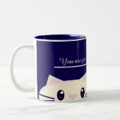 Vous êtes un mug à café confortable avec un chat d (Gauche)