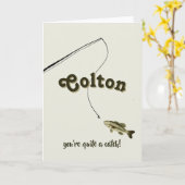 Vous êtes un Poisson d'Amour Carte de la Saint-Val (Fleur jaune)