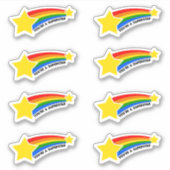 Vous êtes un Sticker Superstar Stars et Rainbow (Devant)
