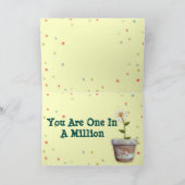 "Vous Êtes Un Sur Un Million" - Une Carte Juste Pa (Intérieur)