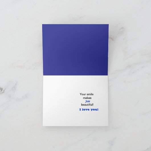 Vous êtes une belle carte de note (Intérieur)