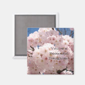 Vous êtes une belle fille ! aimant Fleurs (Recto/Verso)