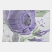Vous êtes une belle serviette de rose violet (Horizontal)