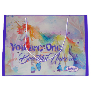 Vous Êtes Une Belle Unicorne ! Sac cadeau d'anniv