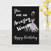 Vous êtes une carte d'anniversaire de femme extrao (Fleur jaune)