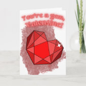 Vous êtes une carte de Saint-Valentin Gem (Devant)