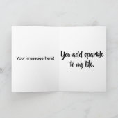 Vous êtes une carte de Saint-Valentin Gem (Intérieur)