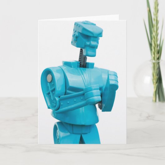 Vous êtes une carte de vœux robot knock-out (Devant)