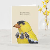 Vous êtes une carte gagnante (Fleur jaune)