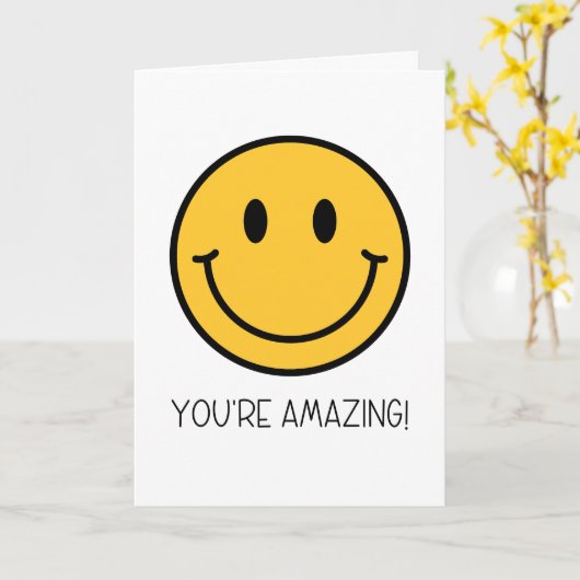 Vous êtes une carte incroyable ! (Fleur jaune)