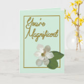 Vous êtes une carte "Mag"nifique (Fleur jaune)