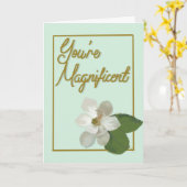 Vous êtes une carte "Mag"nifique (Fleur jaune)