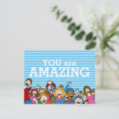 Vous êtes une carte postale de travail d'équipe ex (Debout devant)