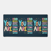 Vous Êtes Une Citation Inspirationnelle Typographi (Recto)