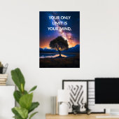 Vous êtes une motivation illimitée Poster (Bureau à domicile)