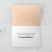 Vous êtes une nouvelle carte de Baptême Création (Intérieur)