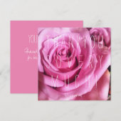 Vous êtes une pêche ! Carte de remerciements (Devant / Derrière)