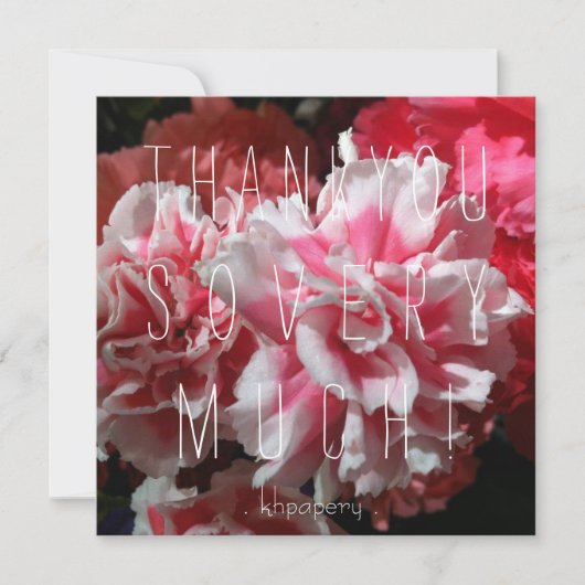 Vous êtes une pêche ! Carte de remerciements (Devant)