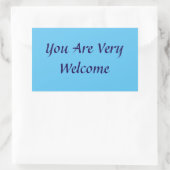 Vous Êtes Welcome Sticker (Sac)