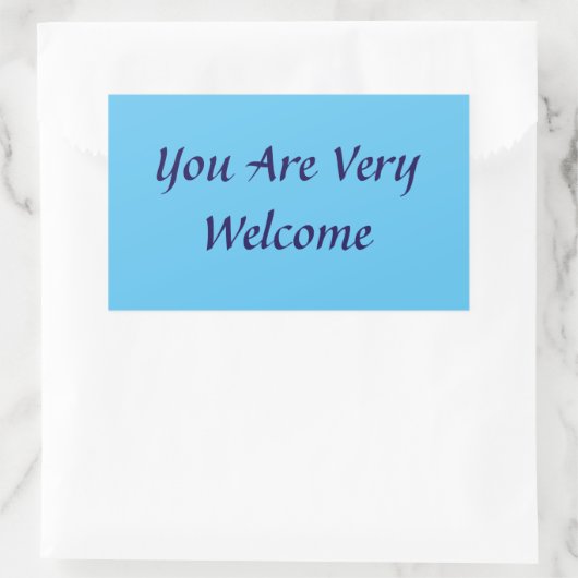 Vous Êtes Welcome Sticker (Sac)