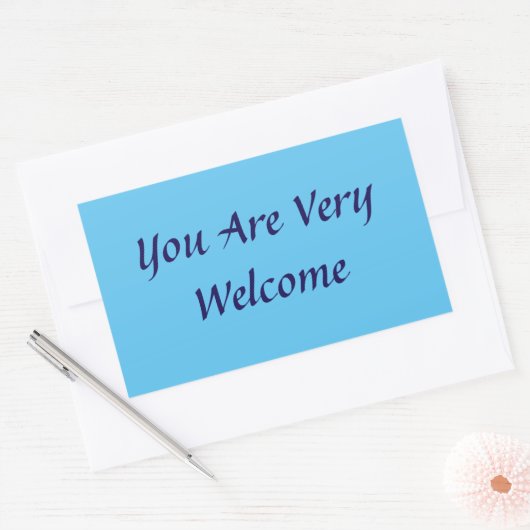 Vous Êtes Welcome Sticker (Enveloppe)
