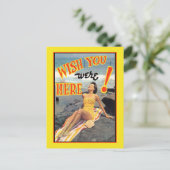 Vous étiez ici ! Carte postale de la plage Bikini (Debout devant)