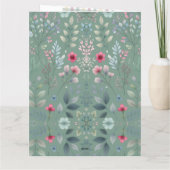 Vous Faites la carte de voeux Life Bloom (Dos)