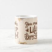 Vous faites la vie brassée-tiful 15 Oz café Mug (Centre)