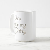 Vous faites mon coeur chanter la tasse (Devant gauche)