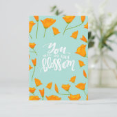 Vous Faites Mon Soul Blossom Carte de remerciement (Debout devant)