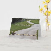 Vous faites une excellente carte de voeux de trava (Fleur jaune)