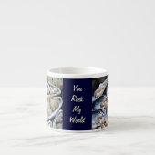 Vous faites vibrer mon monde ! mugs expresso Agate (Devant)