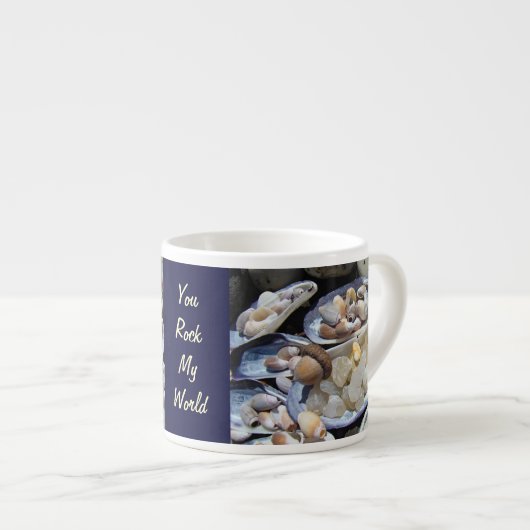 Vous faites vibrer mon monde ! mugs expresso Agate (Devant droit)