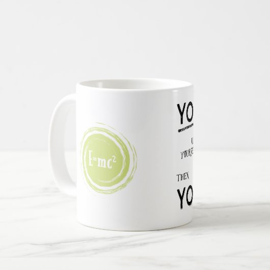 Vous importez à moins que… Tasse de B&W (Devant gauche)