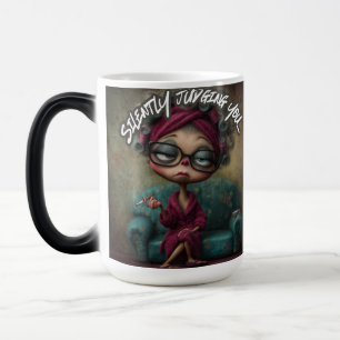 Vous jugeant silencieusement - Tasse à café drôle