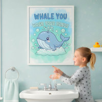 Vous Laverez-Vous Les Mains Enfants Art Mural De S