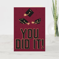 Vous L'Avez Fait ! Carte de diplôme