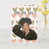 Vous L'Avez Fait !, Carte Félicitations (Fleur jaune)