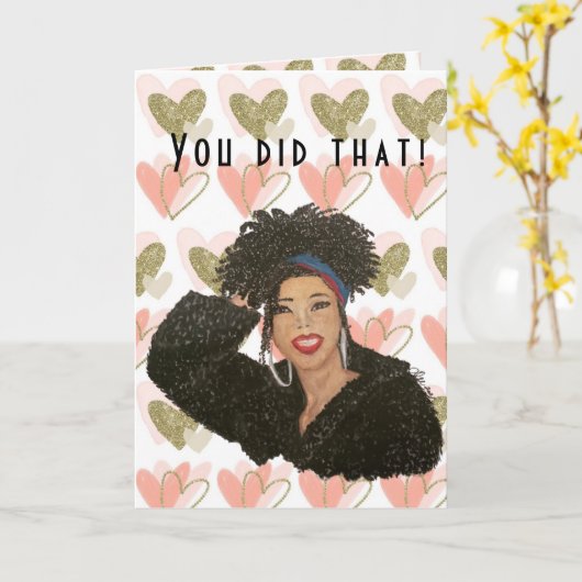 Vous L'Avez Fait !, Carte Félicitations (Fleur jaune)