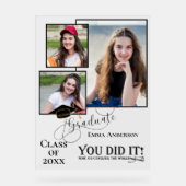 Vous L'Avez Fait Multi Photo 2025 Grad Faire-part (Recto)