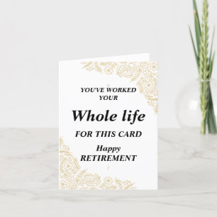 Vous l'avez gagné Carte de vacances - Retraite Gre