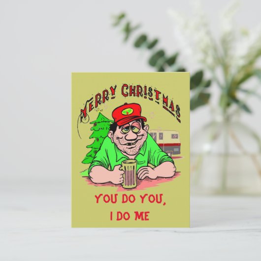 Vous Le Faites, Je Le Fais, Carte Postale De Noël (Debout devant)