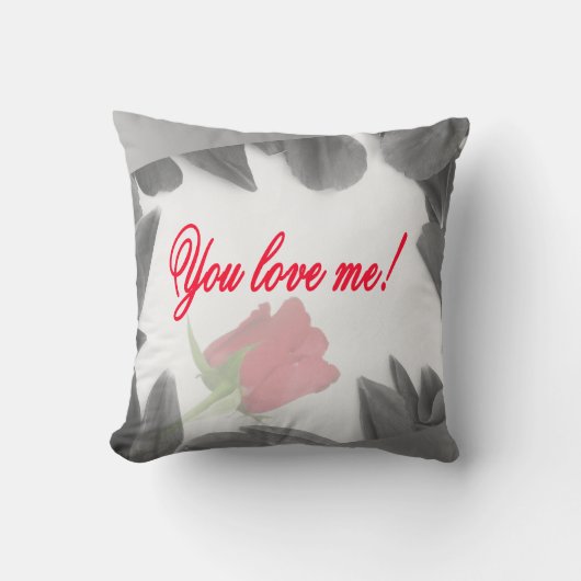 Vous m'aimez - Coussin (Recto)