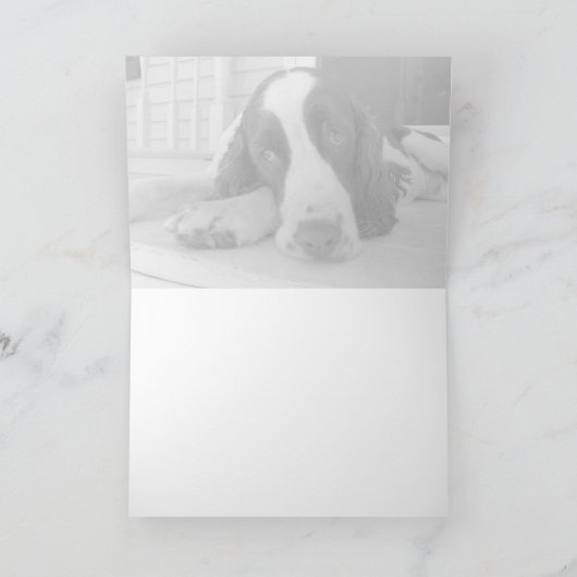 Vous manquant - carte de voeux (Intérieur)