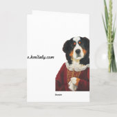 Vous manquant ce Noël. carte (Dos)