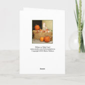 Vous manquant chaton de Halloween et carte de (Dos)